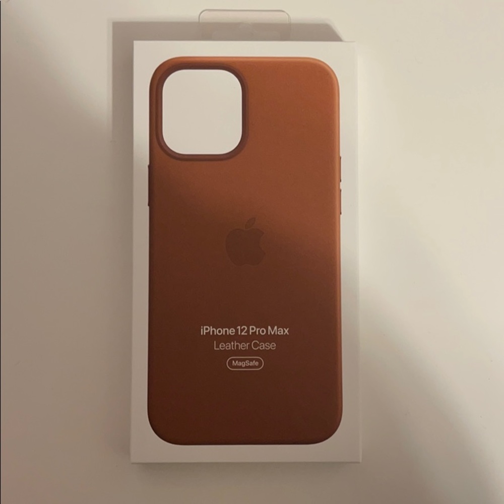Iphone 12 Pro Max Saddle Brown Leather Case